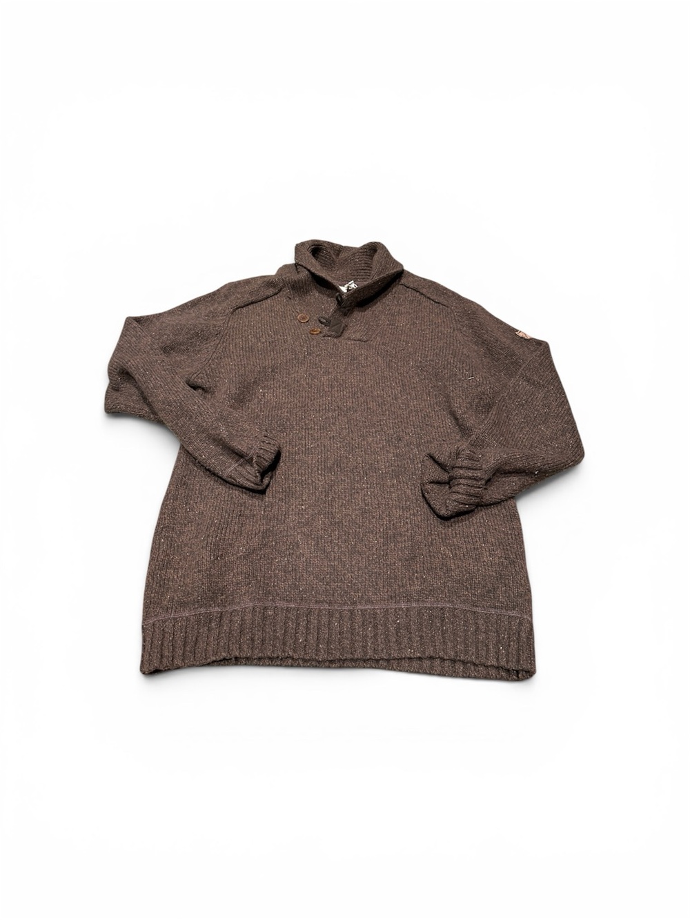 Fjallraven Men's Brown Lada wool blend sweater Large